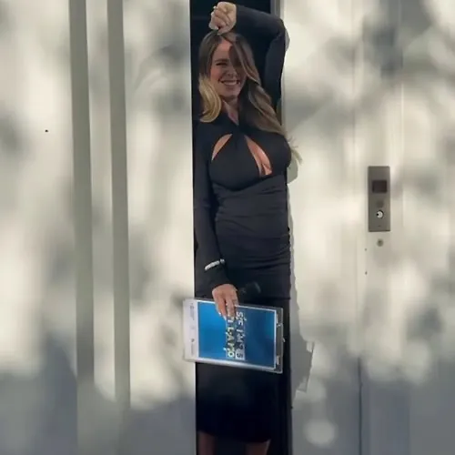LEOTTA LOVE Diletta Leotta puts on busty display in bold outfit before Loris Karius’ Wag suffers awkward lift blunder