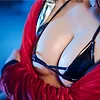 网红COSER 童颜巨乳美女九曲Jean机车比基尼外摄
