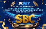 1xBet 获 2025 SBC 欧洲大奖多项提名，彰显行业领导力