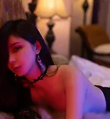 模特小蛮妖Yummy性感黑色情趣内衣配黑丝袜秀完美身材