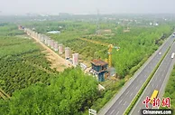 合新铁路全线首个连续梁“0号块”顺利浇筑