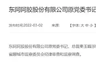 东阿阿胶原总裁秦玉峰接受审查调查
