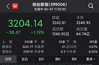 创业板指低开低走跌1.19% 养殖业、汽车板块下挫