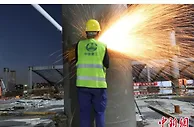 江苏南沿江城际铁路最大站房建设稳步推进
