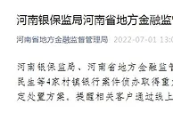 禹州新民生等4家村镇银行案件侦办取得重大进展
