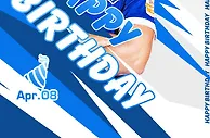 祝球队新援韦世豪生日快乐，期待他在新赛季的精彩表现！