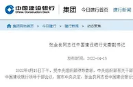 张金良任中国建设银行党委副书记
