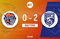 半场-戴维森进球邓涵文传中破门 武汉三镇暂2-0青岛海牛