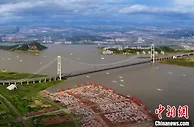 粤珠江口将建首条双层过江通道 为世界上跨径超大双层悬索桥