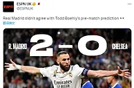 ????伯利赛前预测切尔西3-0取胜被挖，ESPN：皇马不同意