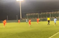 王钰栋替补出场梅开二度，U17国少4-1海湾FC U19