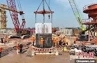 G3铜陵长江公铁大桥主塔钻孔桩提前完成