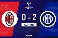 半场-国米2-0领先米兰 哲科姆希塔良3分钟2球劳塔罗造点VAR取消
