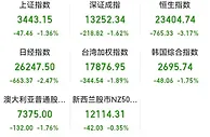 A股早盘走弱 日韩股市下跌