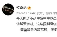 贺晓龙：赌球被查因吴夫人而起，某球员聊天说国脚是赌球组织者