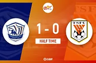 半场-贾德松送点洛卡迪亚点射破门 沧州1-0山东泰山