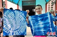 宁夏银川：手工扎染技艺培训助残疾人就业创业