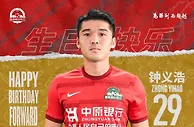 祝钟义浩生日快乐！