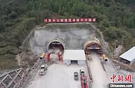 重庆巫云开高速全线首座隧道掘进百米