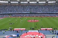 那不勒斯主场现场播报国米战胜拉齐奥，全场球迷欢呼
