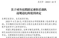 足协官方：云南玉昆未按时入场被罚款2万 丹东腾跃遭通报批评