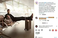 帅气老板！梅西拍摄LV广告 安东内拉：????????????????????????