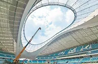厦门白鹭体育场7月完工，可在足球场与体育场自由转换