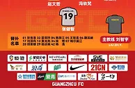 广州vs辽宁沈阳城市首发：凌杰、布格拉汗出战，广州先发4名U21