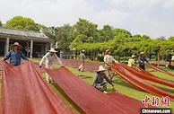 探访“南国丝都” ：香云纱产业蹚出发展新路子