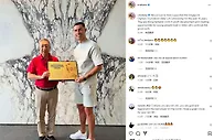 C罗社媒：非常荣幸过去10年支持彼得-林奖学金，助力青少年发展