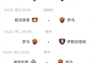 罗马剩余赛程：双线作战，下下轮对决国米