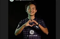 比个心！王霜社媒晒路易斯维尔竞技新赛季定妆照