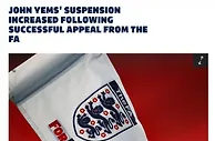 英足总官方：前英乙主帅涉嫌种族歧视，禁赛期将延长至2026年1月