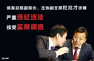官方：体育总局副局长杜兆才涉嫌严重违纪违法，接受监察调查