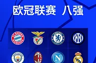 欧冠八强各队与另7队在欧战交手数：皇家马德里82场最多