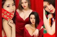 足球宝贝：喜上媚梢尤果合集 性感一年紅紅火火
