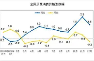 国家统计局：2021年CPI同比上涨0.9%