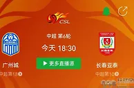 足球资讯：中超激战！全华班再出击，广城战亚泰，长春5外援备战，再拿3分？