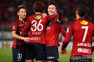 J1：鹿岛鹿角心花怒放