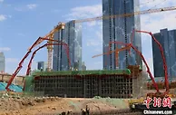 大连湾海底隧道南岸港池注水施工正式启动