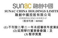 融创中国称4月1日起停牌