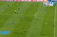 首开纪录！弗兰克接岳鑫传中头球破门，浙江1-0津门虎