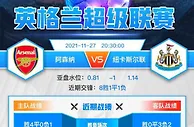 足球数据：阿森纳VS纽卡斯尔联，阿森纳主场优势，能否追上前四？