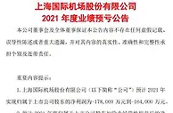 上海机场：预计2021年继续亏损 受疫情等因素影响大