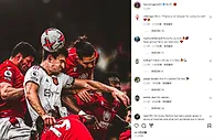 你们一起上！马奎尔晒照单扛四名森林球员争头球，配文：MUFC????