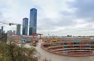 深圳前海综合交通枢纽首批地下空间封顶