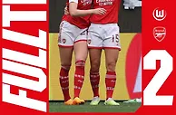 女足欧冠半决赛首回合，阿森纳连扳两球2-2狼堡