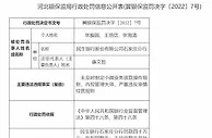 严重违反审慎经营规则 民生银行石家庄分行等被罚