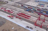 中国最大陆路边境口岸运输通道再升级 集装箱换装能力提升一倍