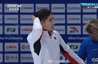短道速滑世界杯北京站：刘少昂夺男子1000米决赛冠军